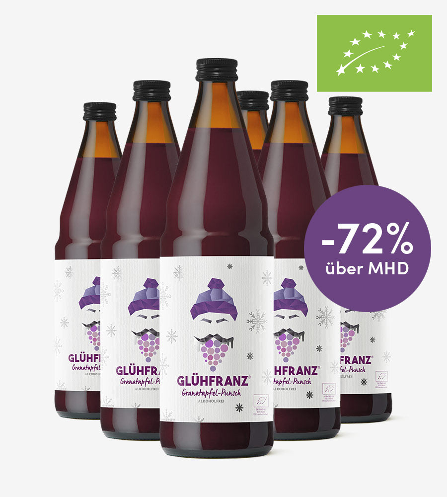 Bio-Granatapfel-Punsch Alkoholfrei (über MHD)