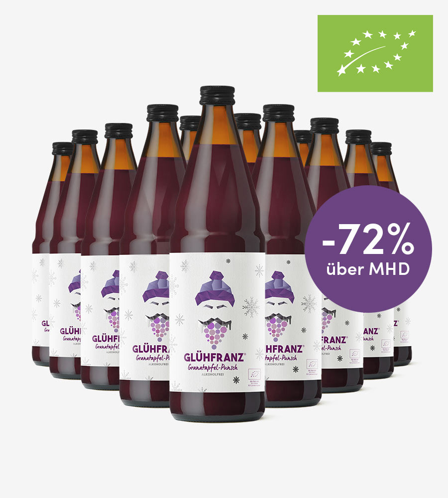 Bio-Granatapfel-Punsch Alkoholfrei (über MHD)