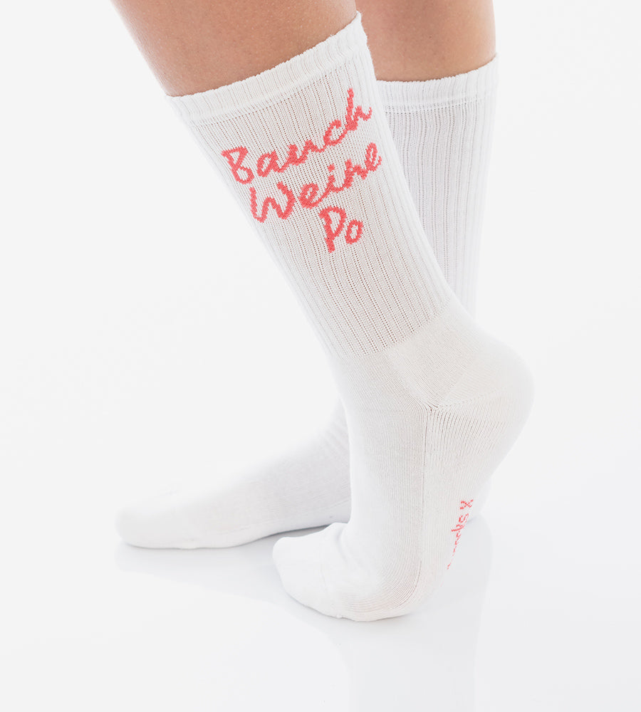 Socken "Bauch, Weine, Po"