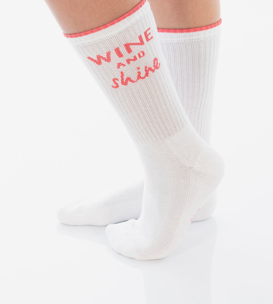 Socken "Wine and Shine"