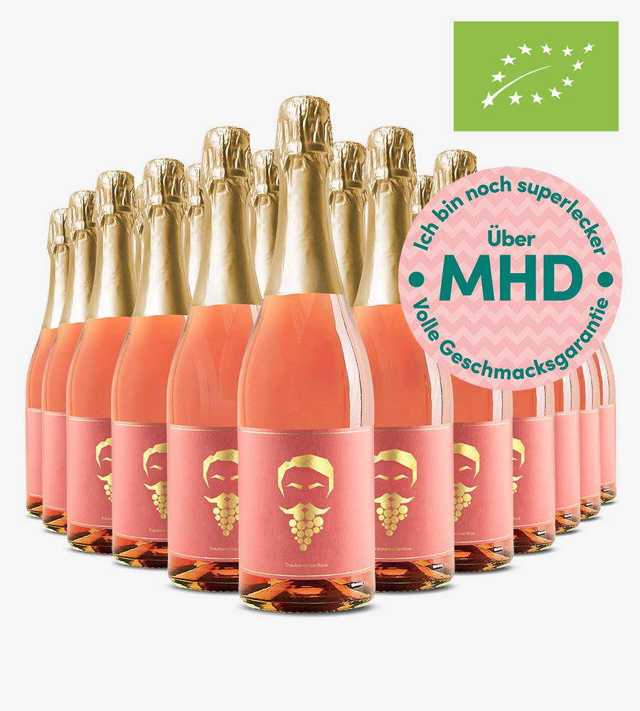 Bio-Traubensecco Rosé (Über MHD)