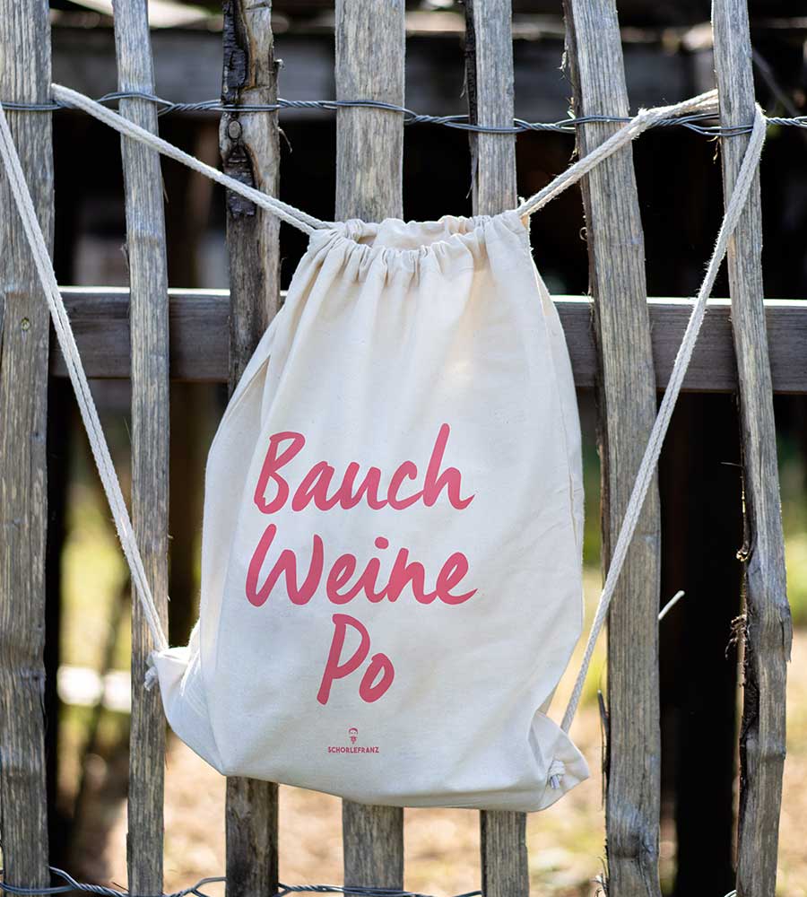 Beutel "Bauch, Weine, Po"