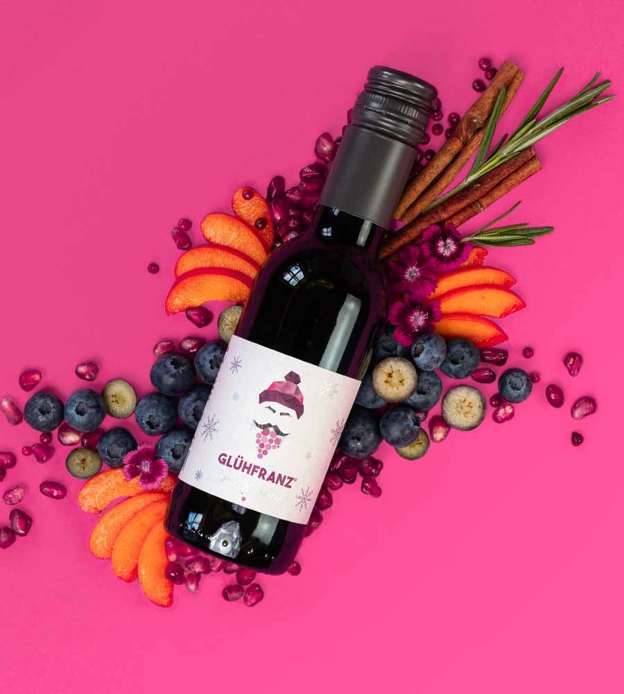 Mini Glühwein Rot