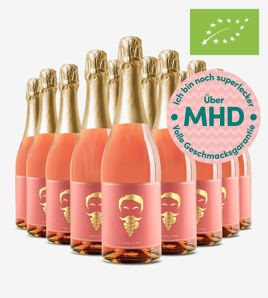 Bio-Traubensecco Rosé (Über MHD)