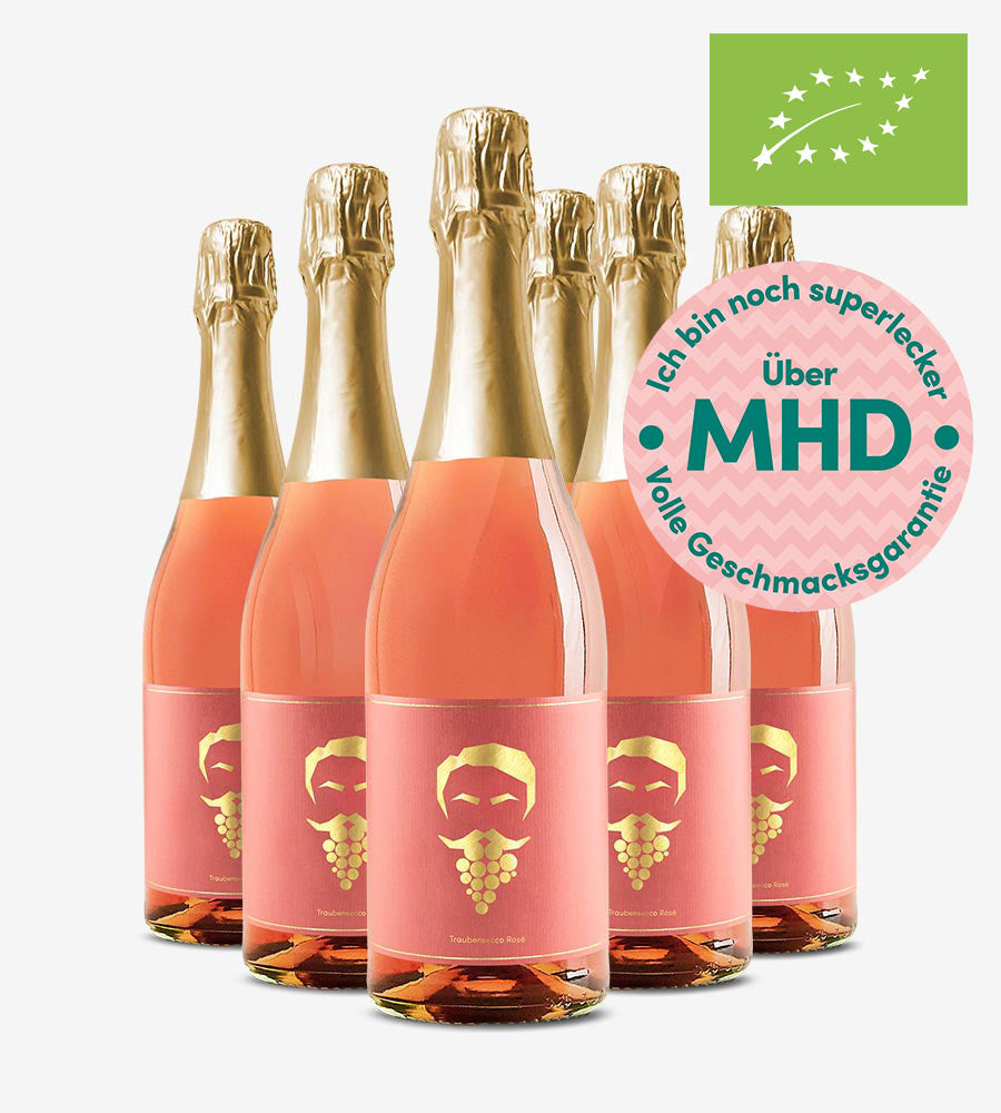 Bio-Traubensecco Rosé (Über MHD)