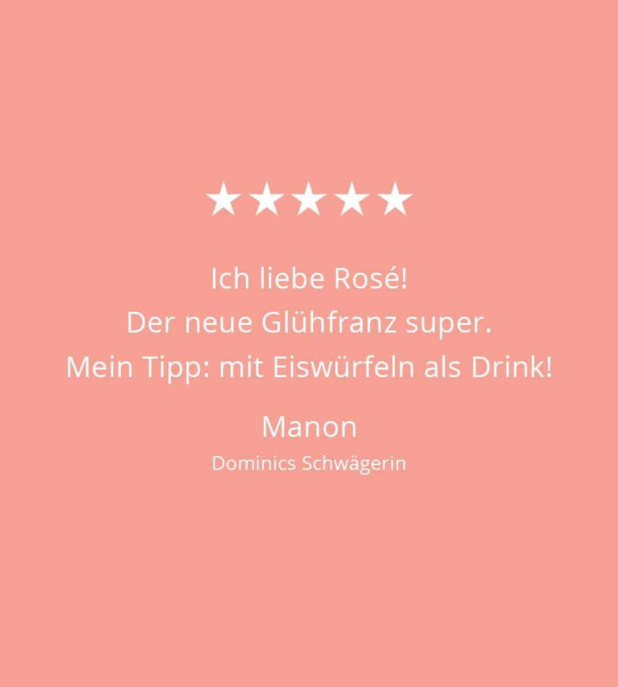 Glühfranz Rosé Glühwein