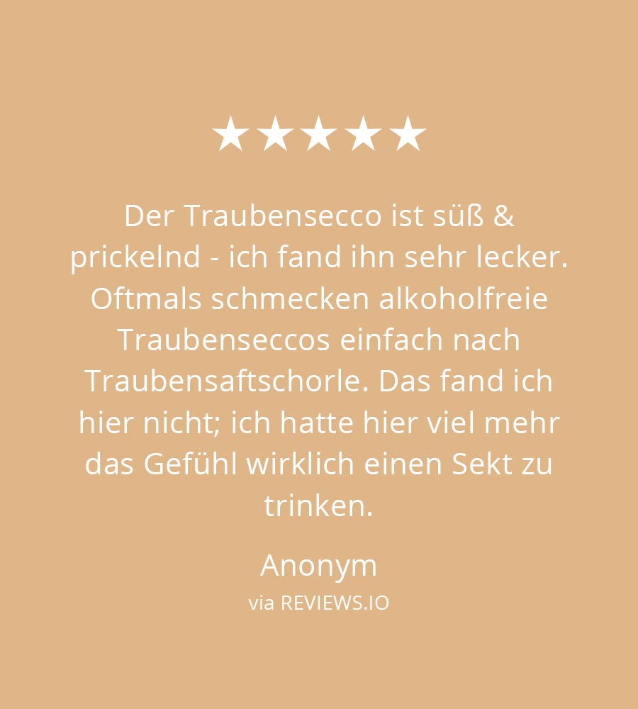BIO Weißer Traubensecco (Alkoholfrei)