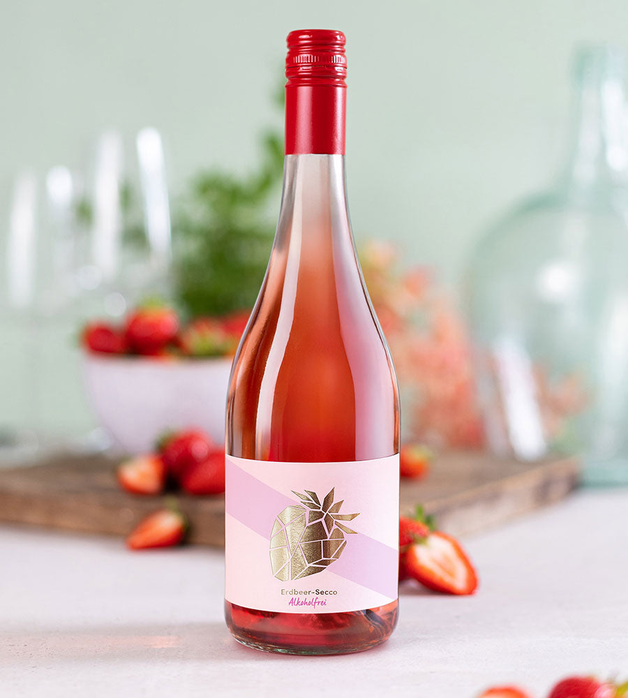 Erdbeersecco Alkoholfrei